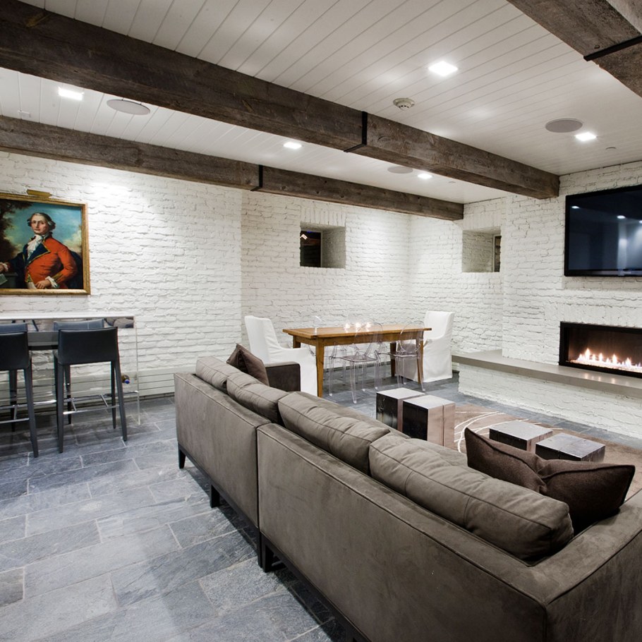 Комната отдыха в стиле лофт