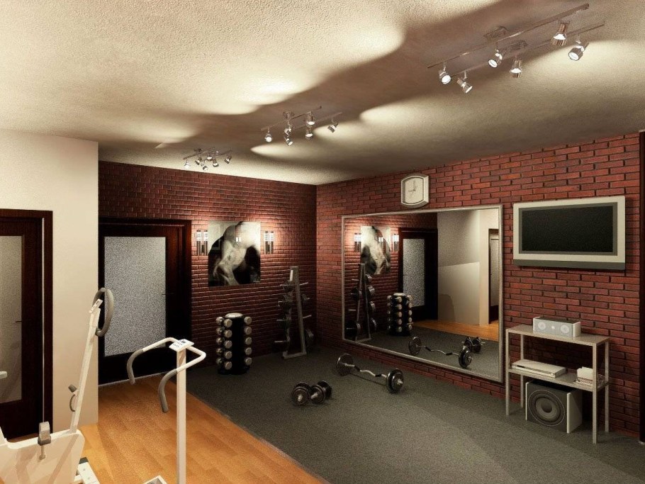 Интерьер подвального помещения