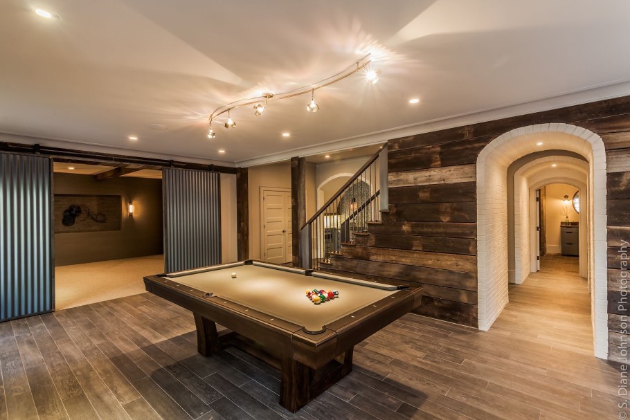 Интерьер подвала в частном доме