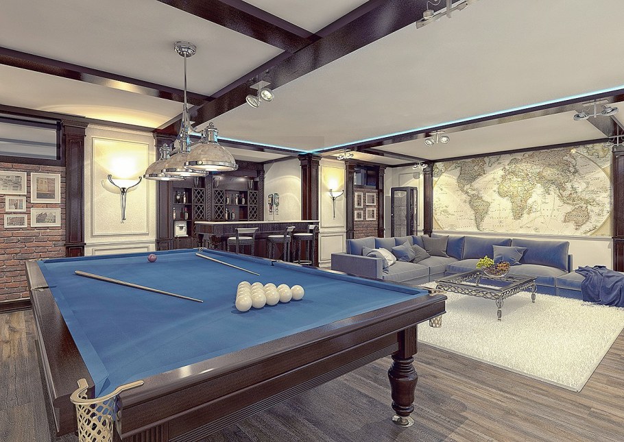 Бильярдная в частном доме
