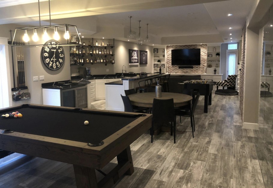 Интерьер подвала в частном доме