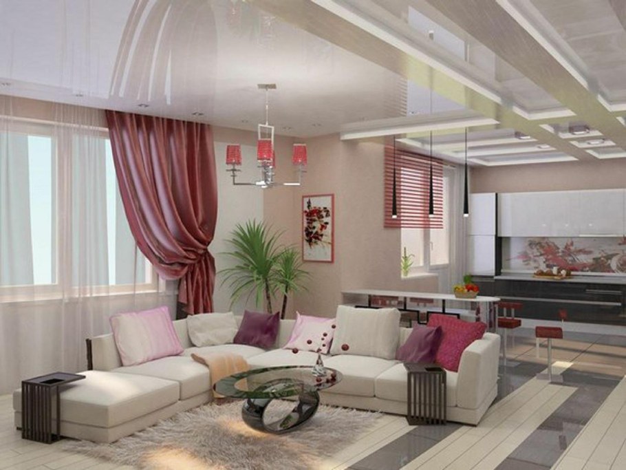 Гостиная в частном доме