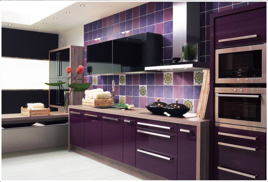 Фиолетовая кухня