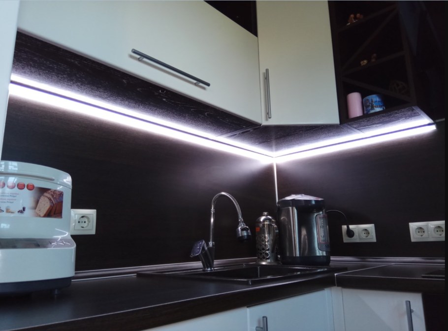 Подсветка кухонного гарнитура