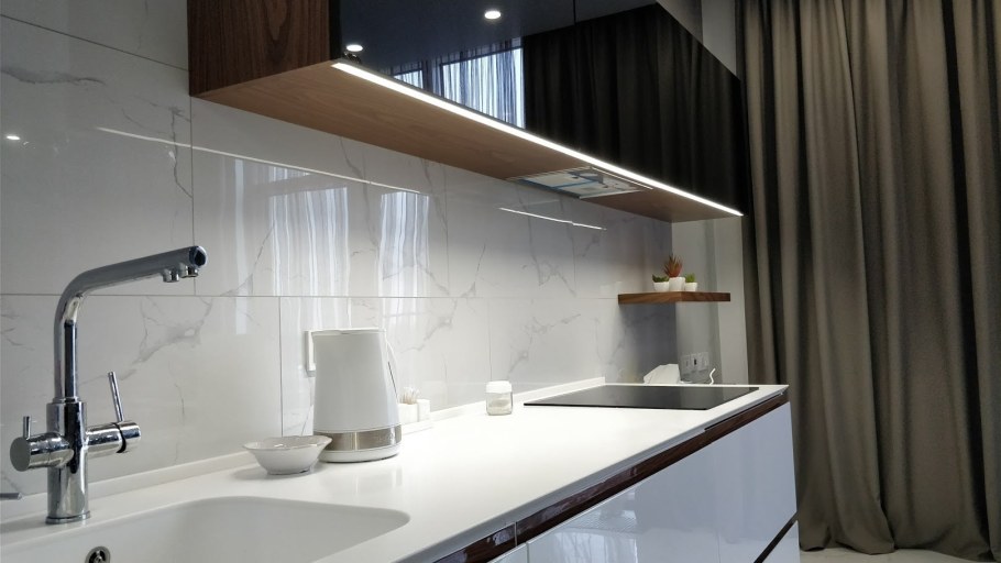 Подсветка столешницы на кухне