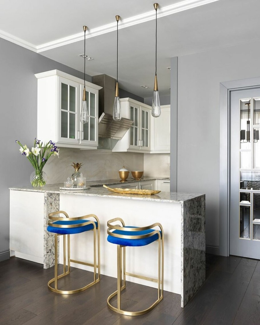 Кухни с барной стойкой