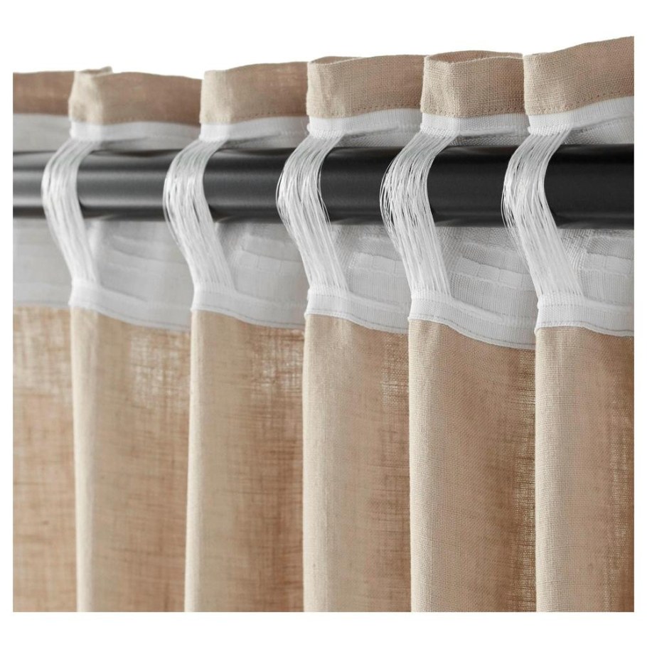 Икеа льняные гардины