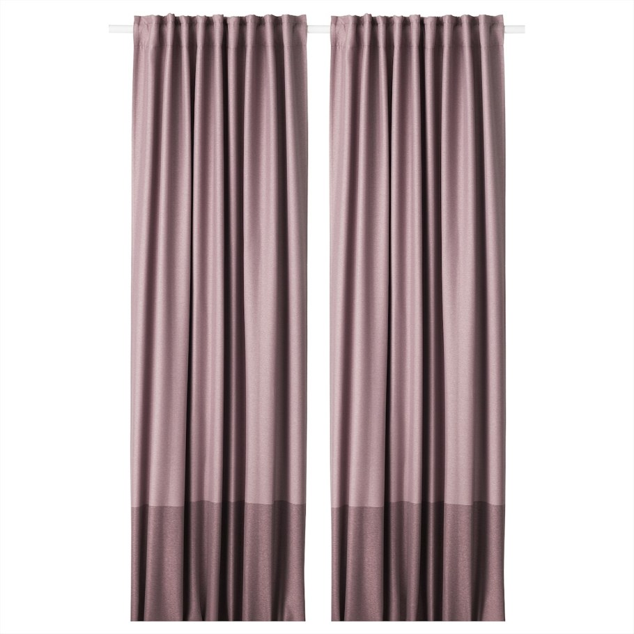 Шторы икеа МАРЬЮН сиреневые