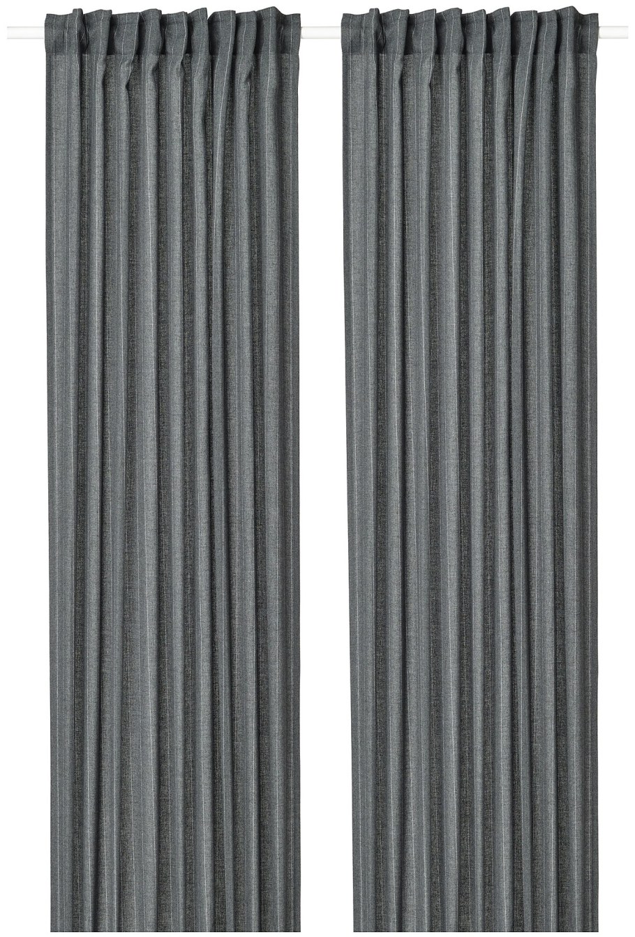 Гардины икеа орденсфли на ленте, 145х300 см, 2 шт., белый/зеленый