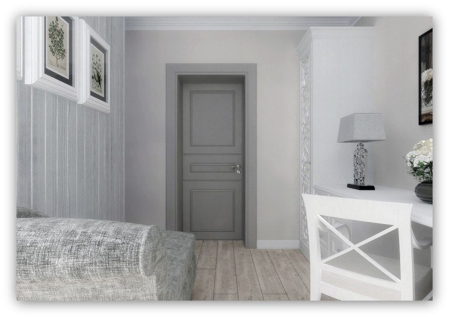 Волховец Галант белый в интерьере