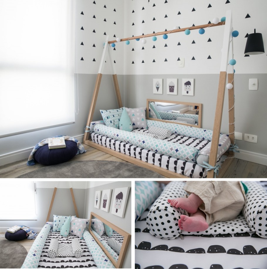 Кроватка Монтессори для двоих детей