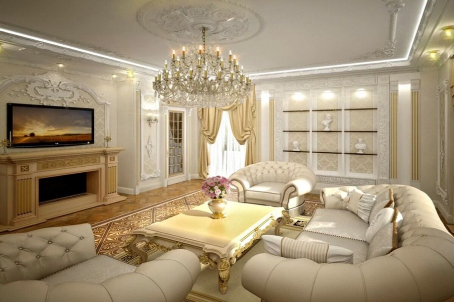 Гостиная в классическом стиле