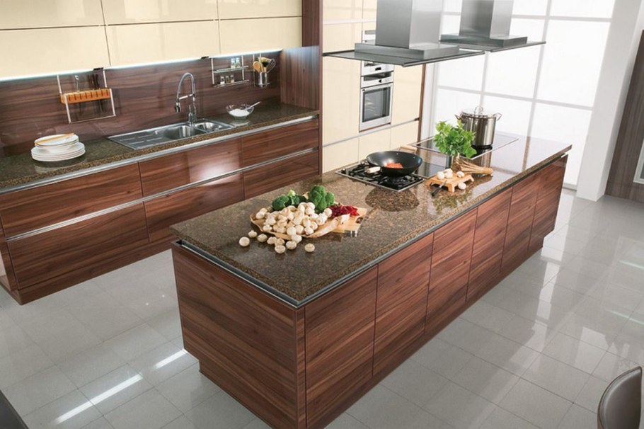 Кухня из шпона