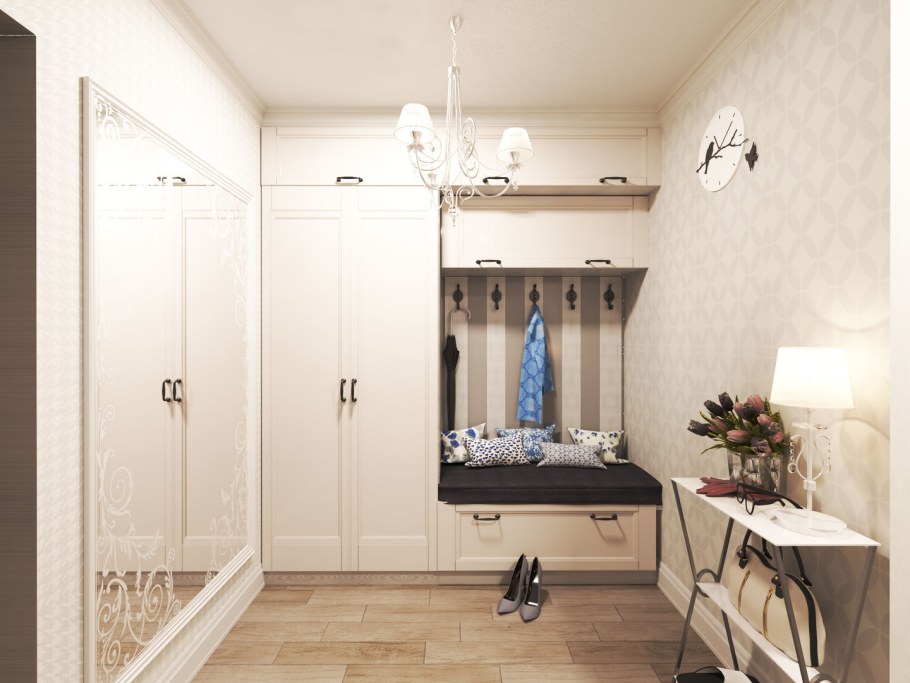 Стиль Контемпорари в интерьере прихожей