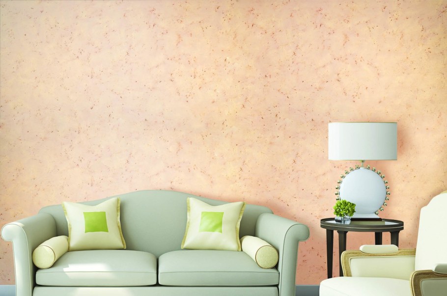 Флоковое покрытие стен