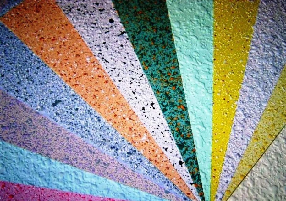 Жидкие обои расцветки