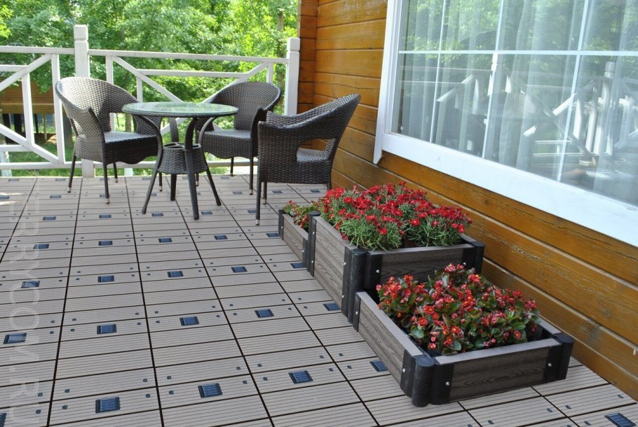 Грядка 1м*3м из ДПК