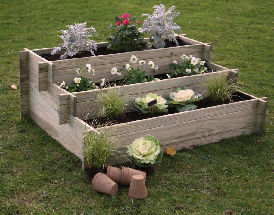 Огород в контейнерах на даче