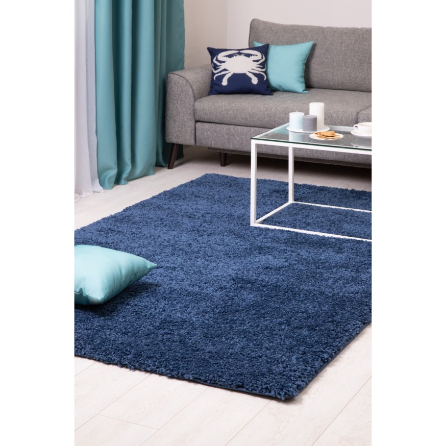 Ковер голубой