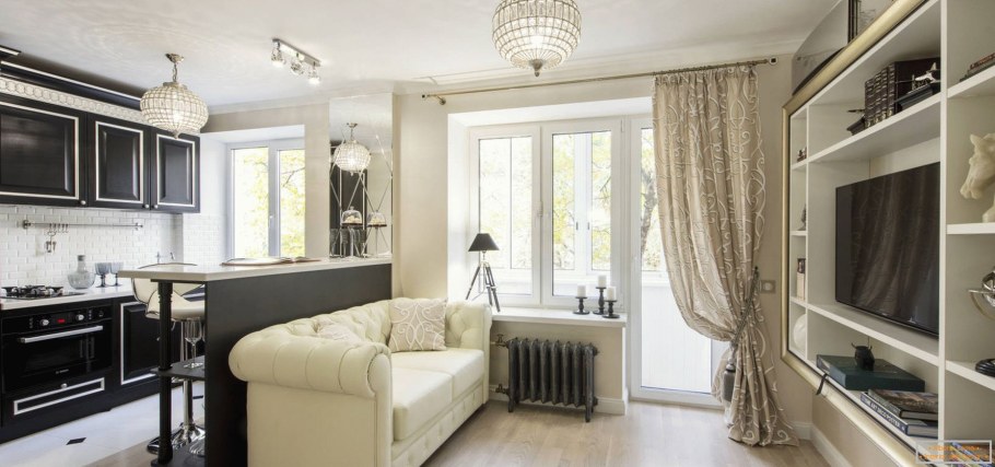 Дизайн квартиры студии