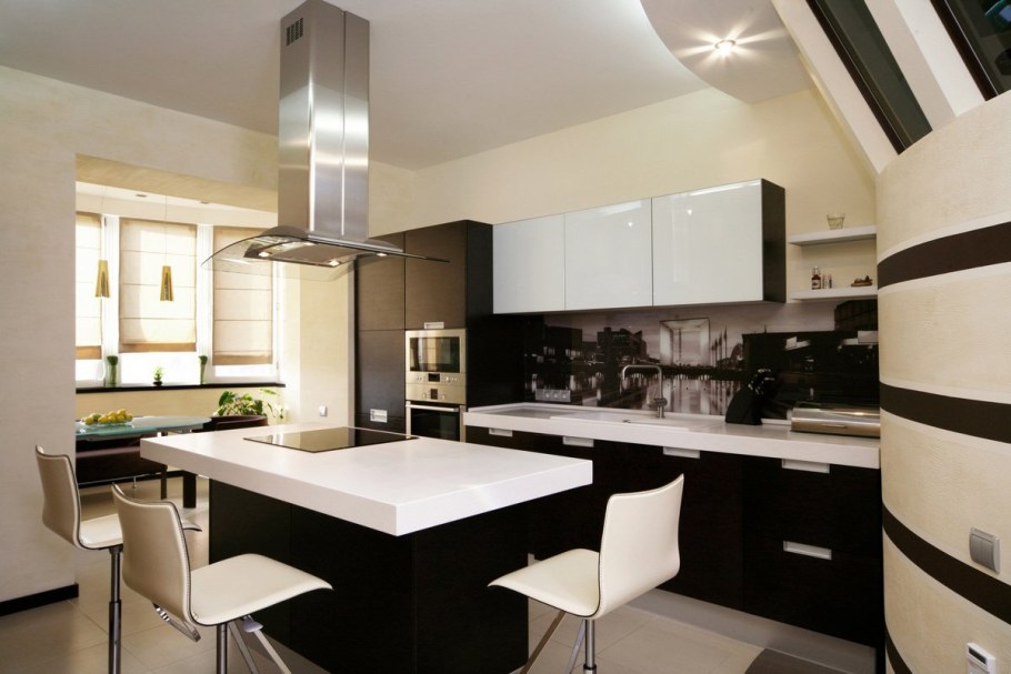 Красивый интерьер кухни