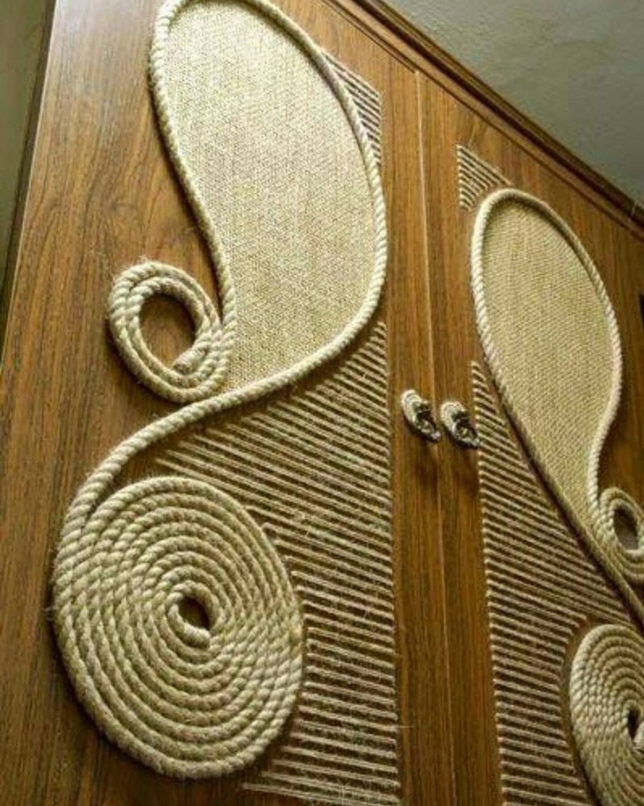 Изделия из джута в интерьере