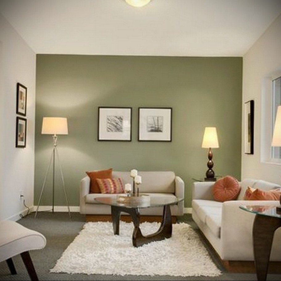 Цвет стен в гостиной