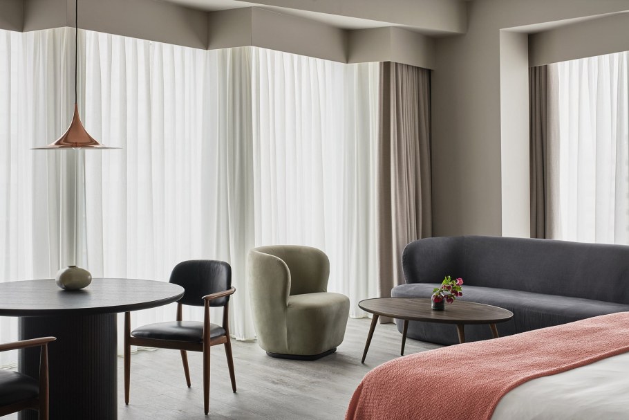 Шторы в минималистичном интерьере