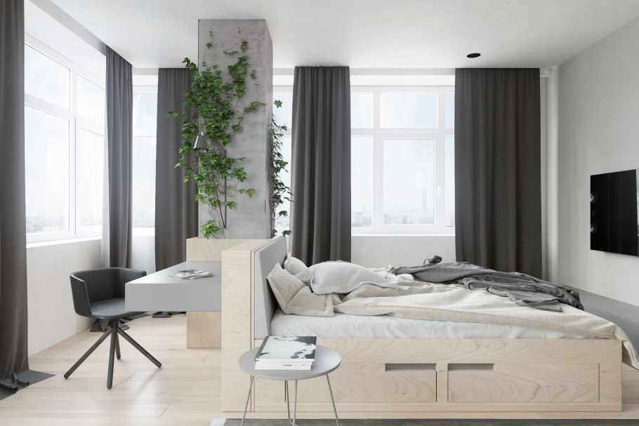 Шторы Минимализм в интерьере