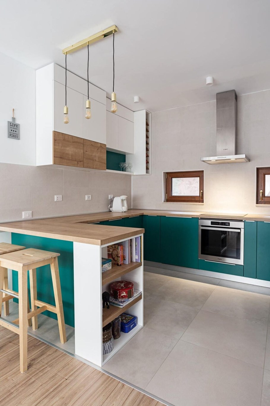 П образные кухни