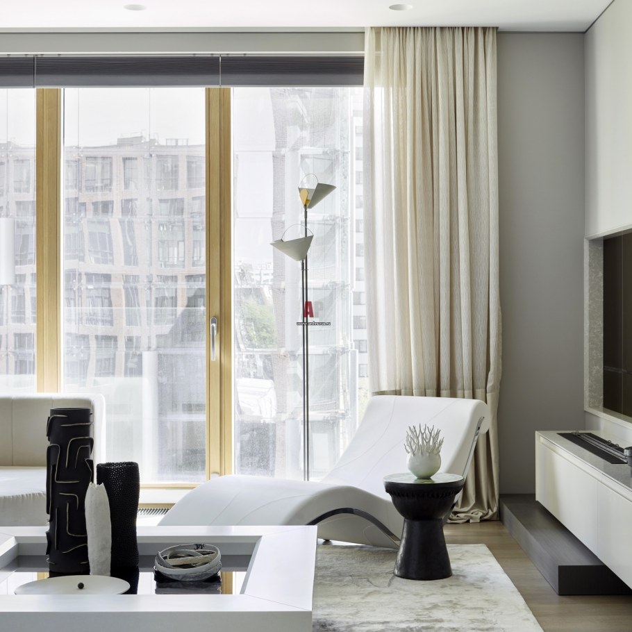 Гостиная с панорамными окнами