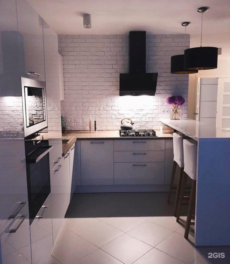 П образные кухни