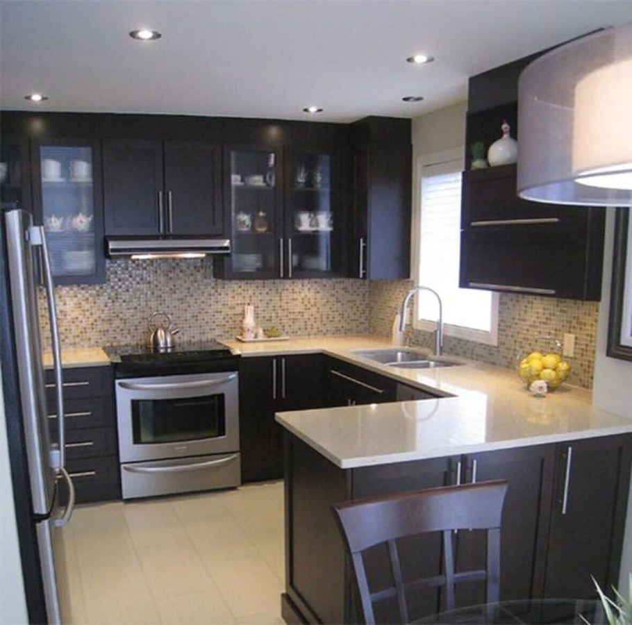 Стильные кухни Фотогалерея в квартирах