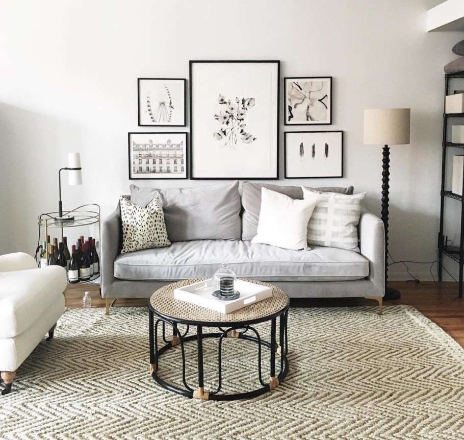 Серый цвет в интерьере