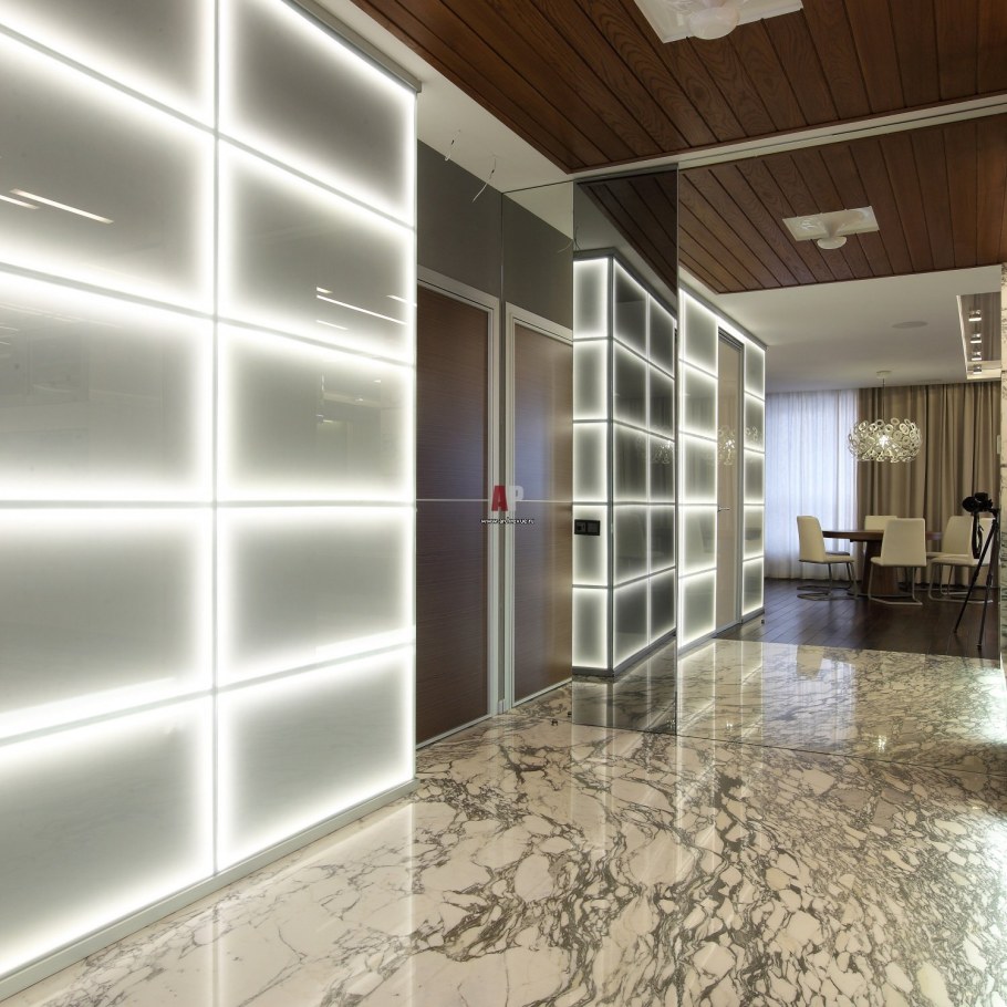 Стеклянные панели для стен для внутренней отделки