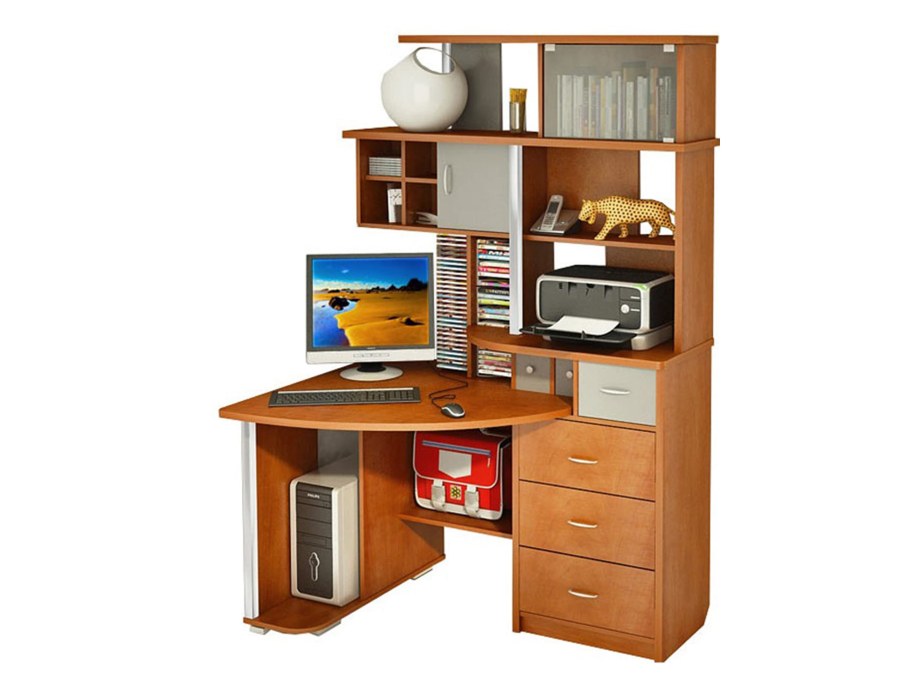 Стол компьютерный с пеналом СКМ 13