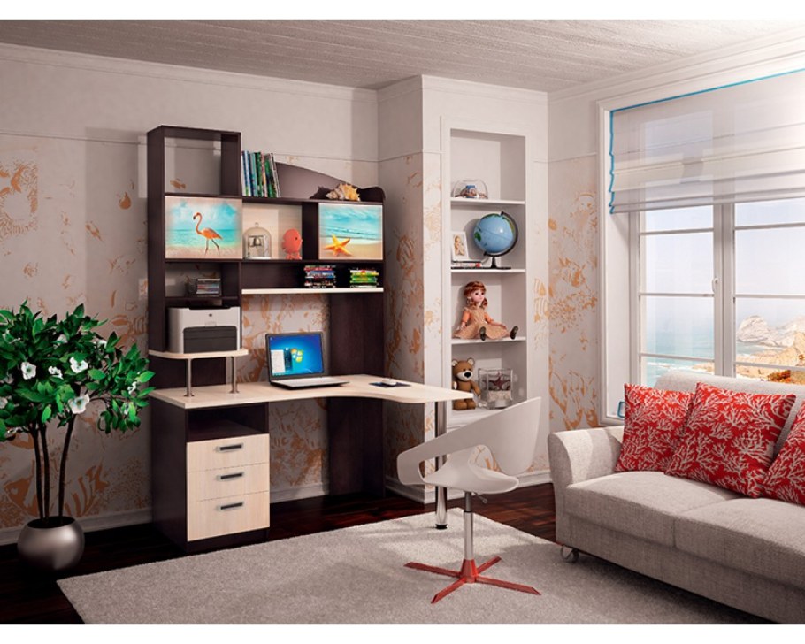 Стол Капитан угловой МСТ