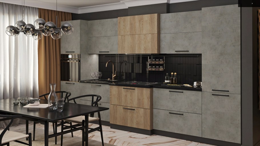 Кухни из плиты Эггер