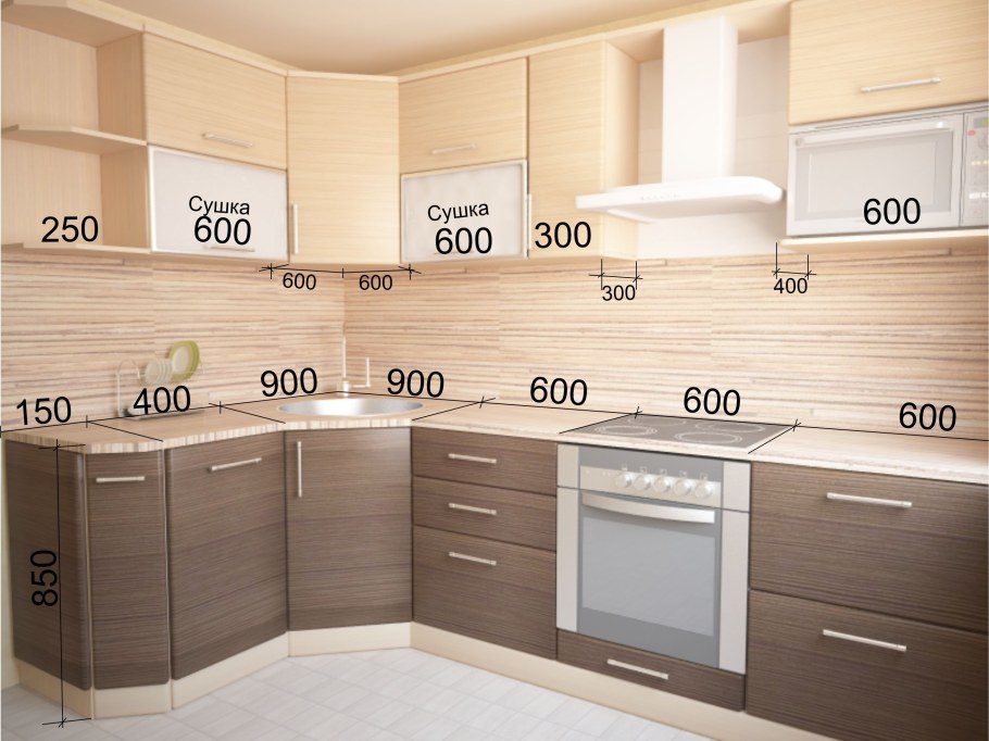 Угловые кухни Leroy Merlin