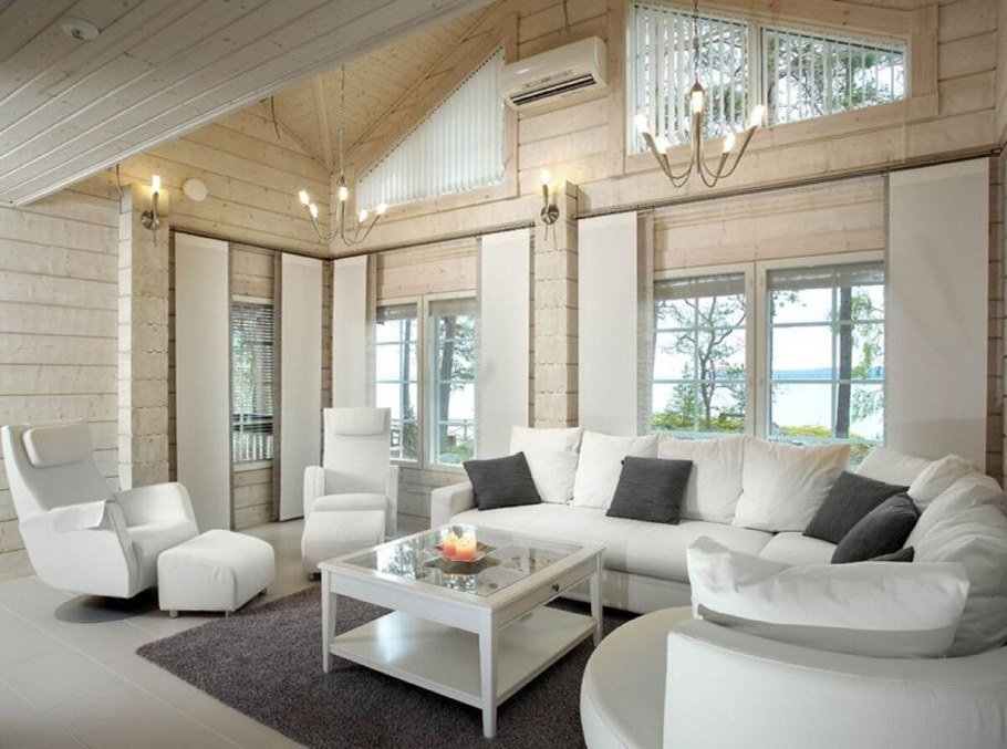 Дом из клееного профилированного бруса интерьер