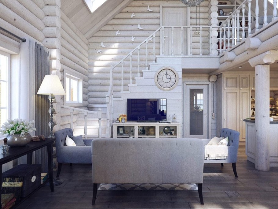 Скандинавские интерьеры загородных домов