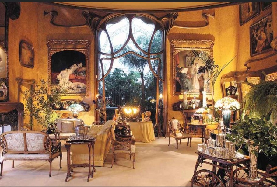 Ар нуво интерьер 20 век во Франции