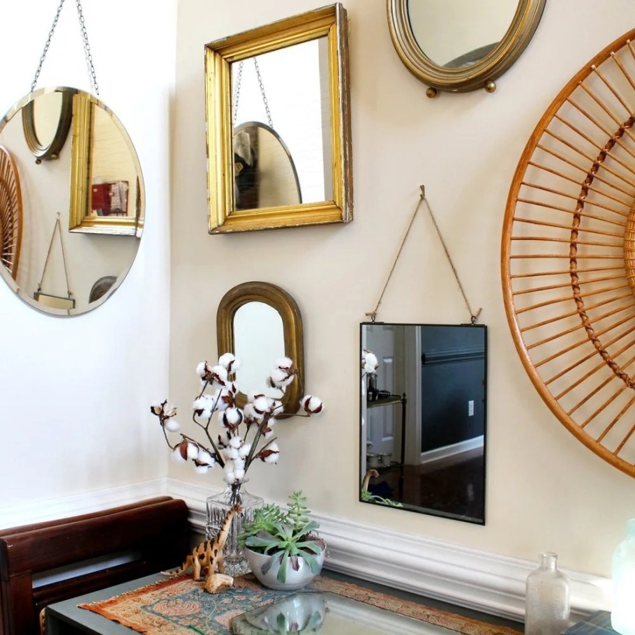 Маленькие зеркала в интерьере