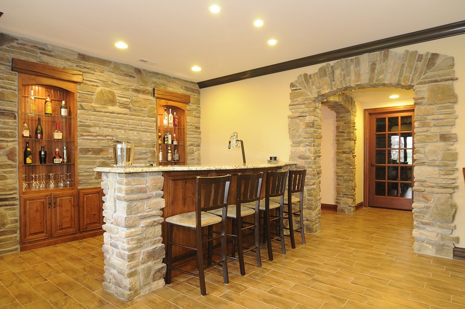 Цокольный этаж интерьер