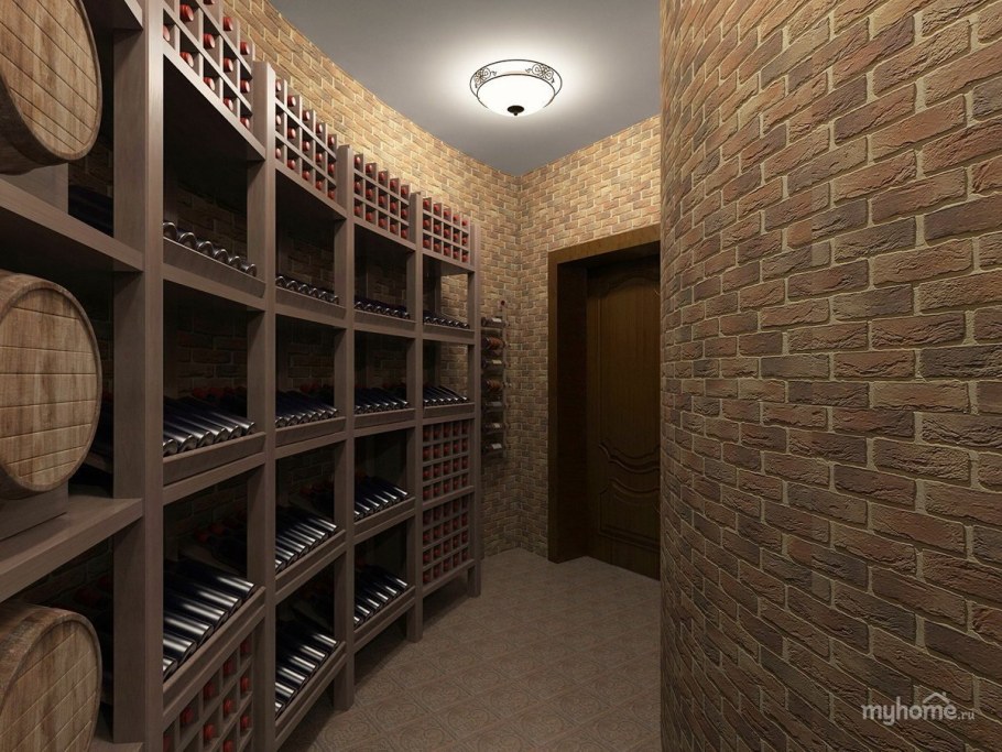 Отделка погреба внутри