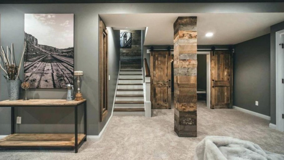 Интерьер подвала в частном доме