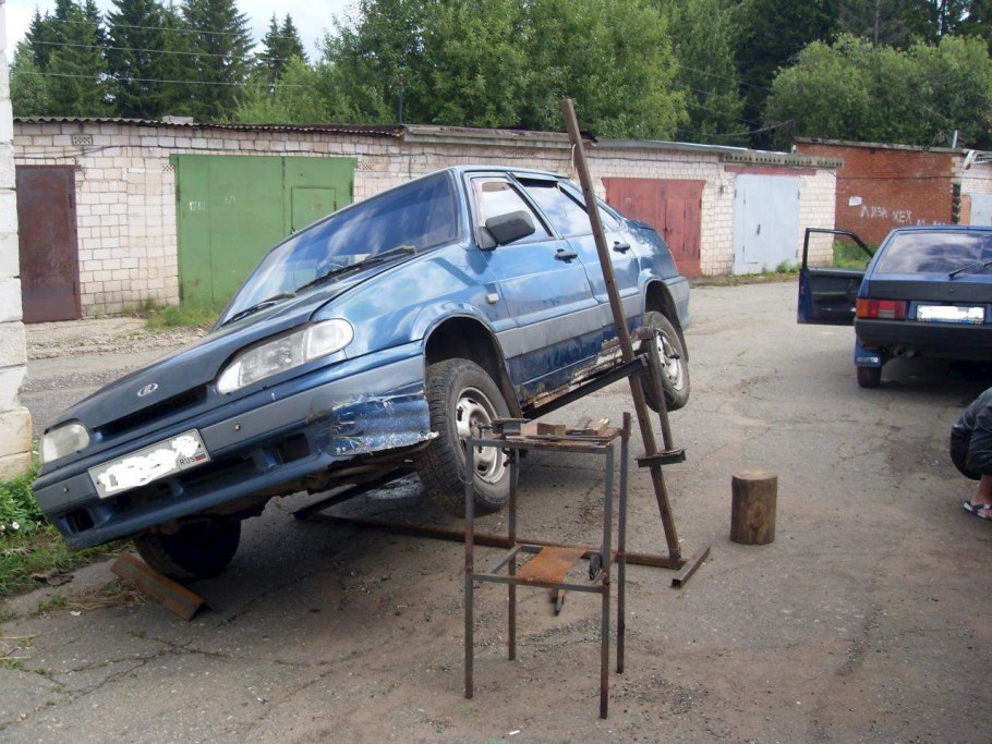 Эстакада в гараже без ямы