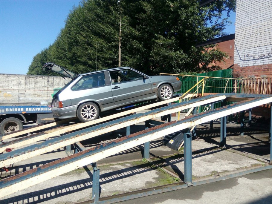 Эстакада гидравлическая для спецтехники