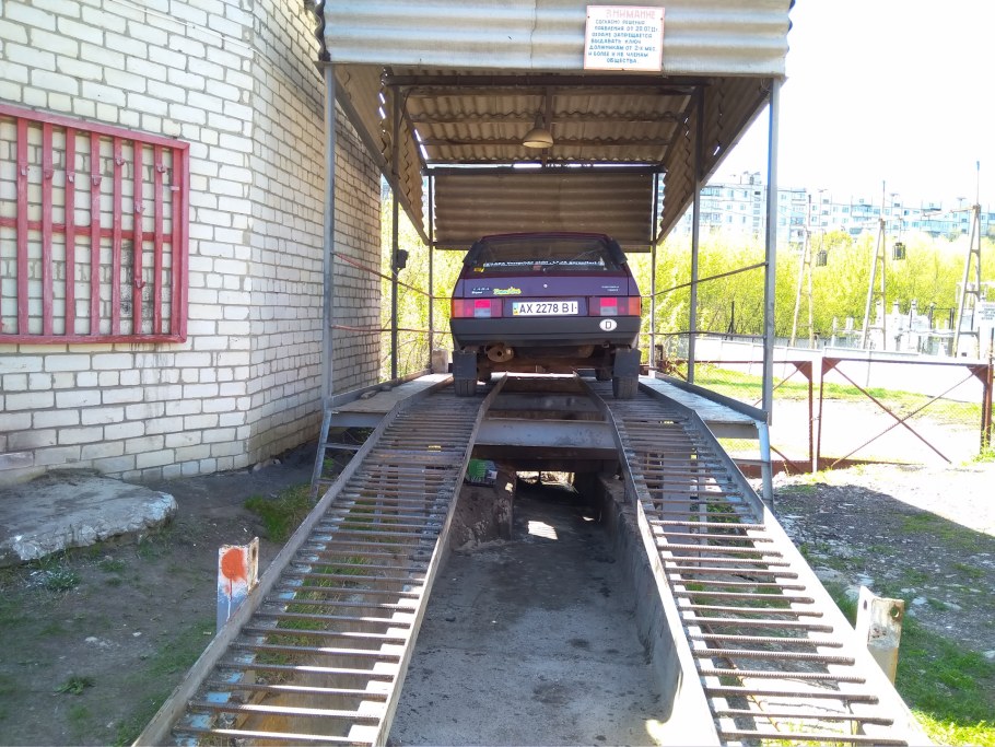 Эстакада для легковых авто