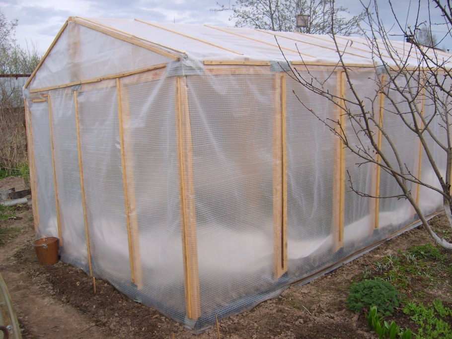 Небольшой парник для помидор